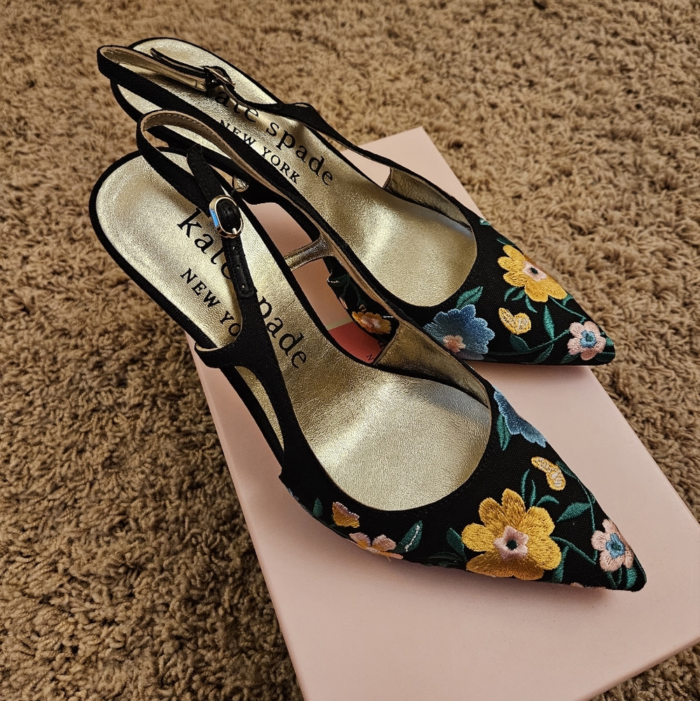 Gorgeous Floral Kate Spade Heels